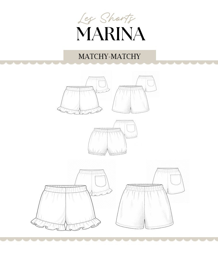 Pack Duo MARINA - Maman + Enfant